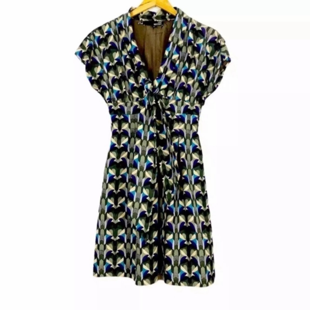 LOVE MOSCHINO Fit & Flare Print Dress